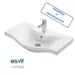 раковина Esvit Lapino ширина 75 cм