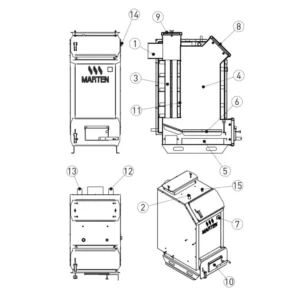 размеры Мартен Мастер шахтный котел