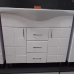 90 см Тумба Домино в ванну и Умывальник Esvit 7090 Lapino Basic