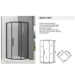 Открытая душ кабина Sanch С3003 (900x900x195)• Стекло 8мм - с бордюром