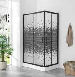 Sanch E1046 Black Mosaic (120x80x190) с поддоном