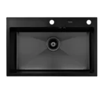черная 70x45 Fabiano мойка кухонная