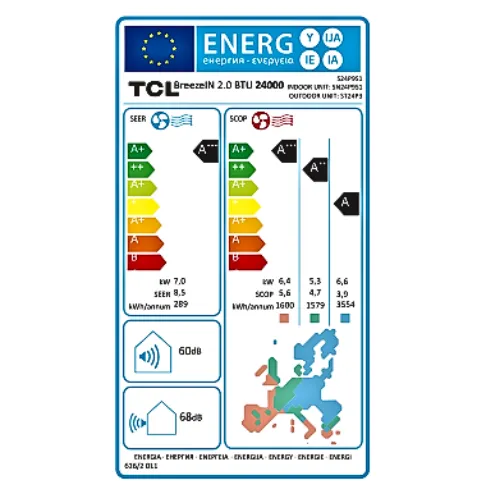 24000 кондиционер TCL BreezeIN 2.