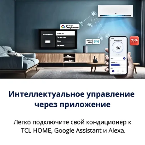вай фай Инверторный кондиционер TCL BreezeIN 2.